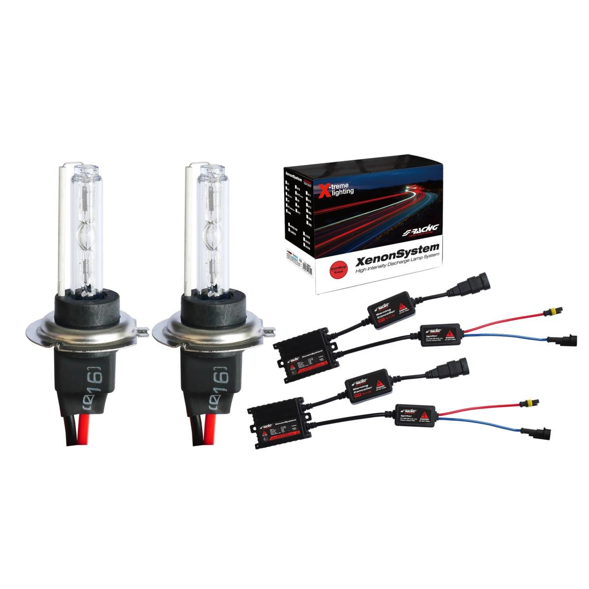 H7 Kit Xenon Canbus Slim 6000°K lampada base metallica