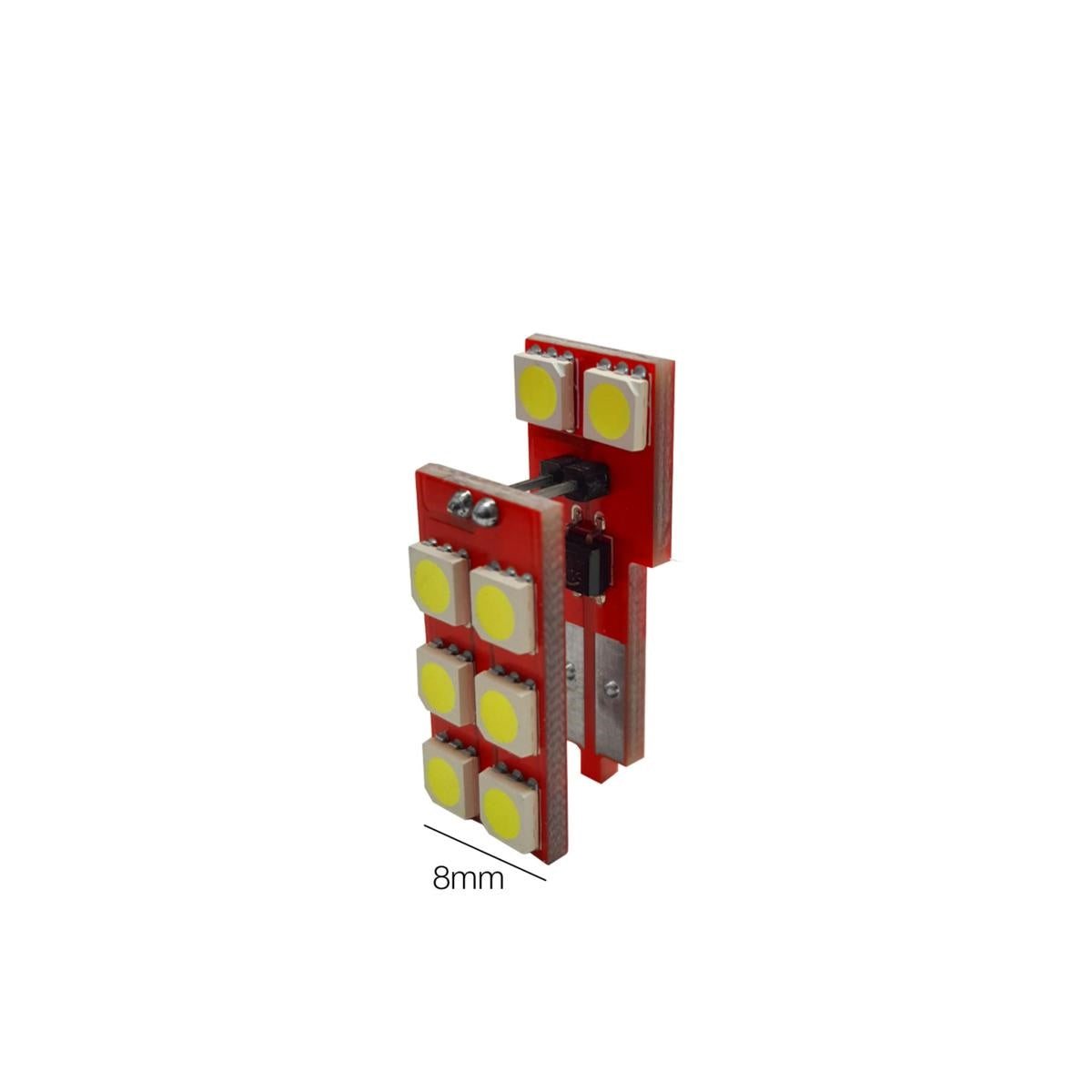 Lampadina led T10 W5W canbus 8 led