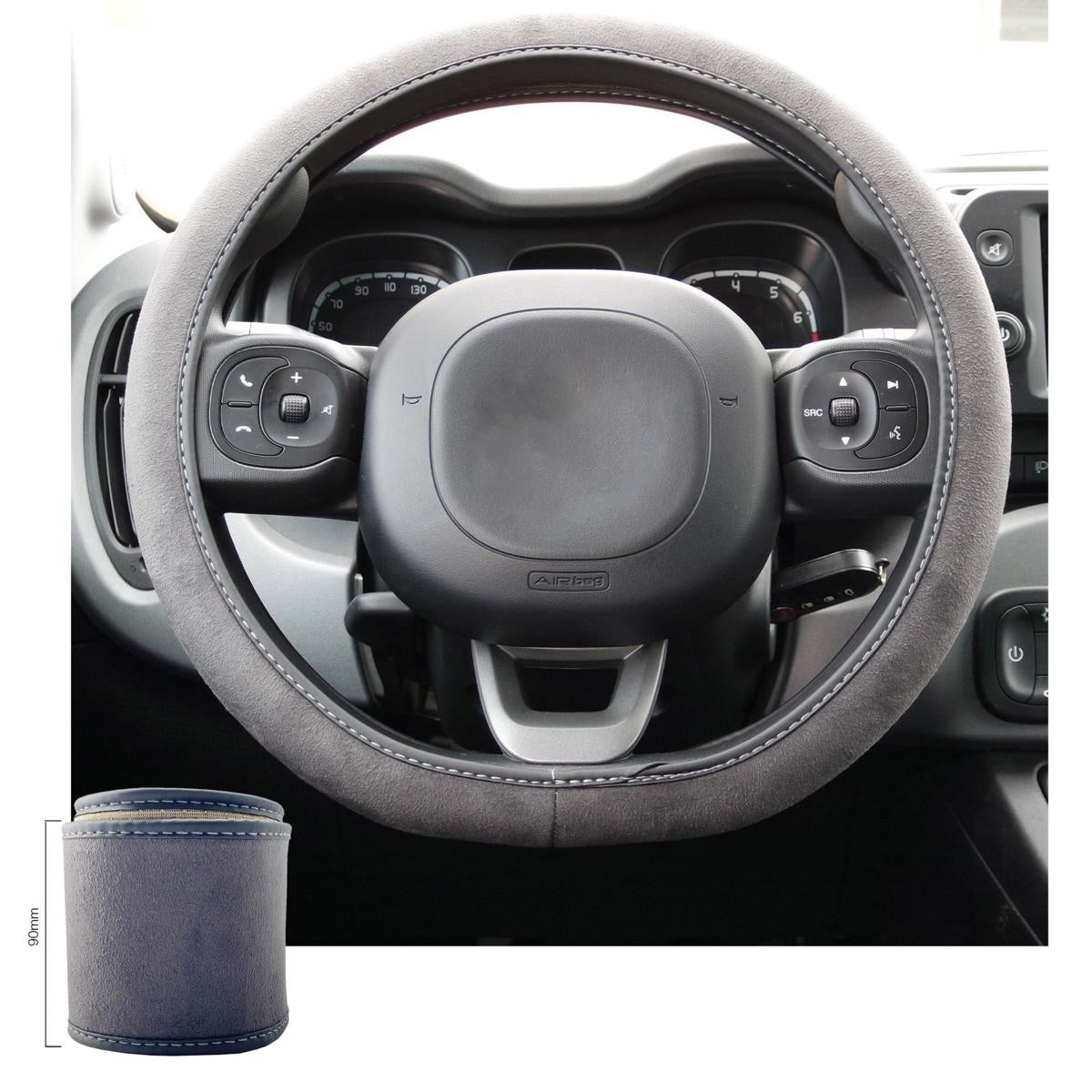 Coprivolante Black microfibra