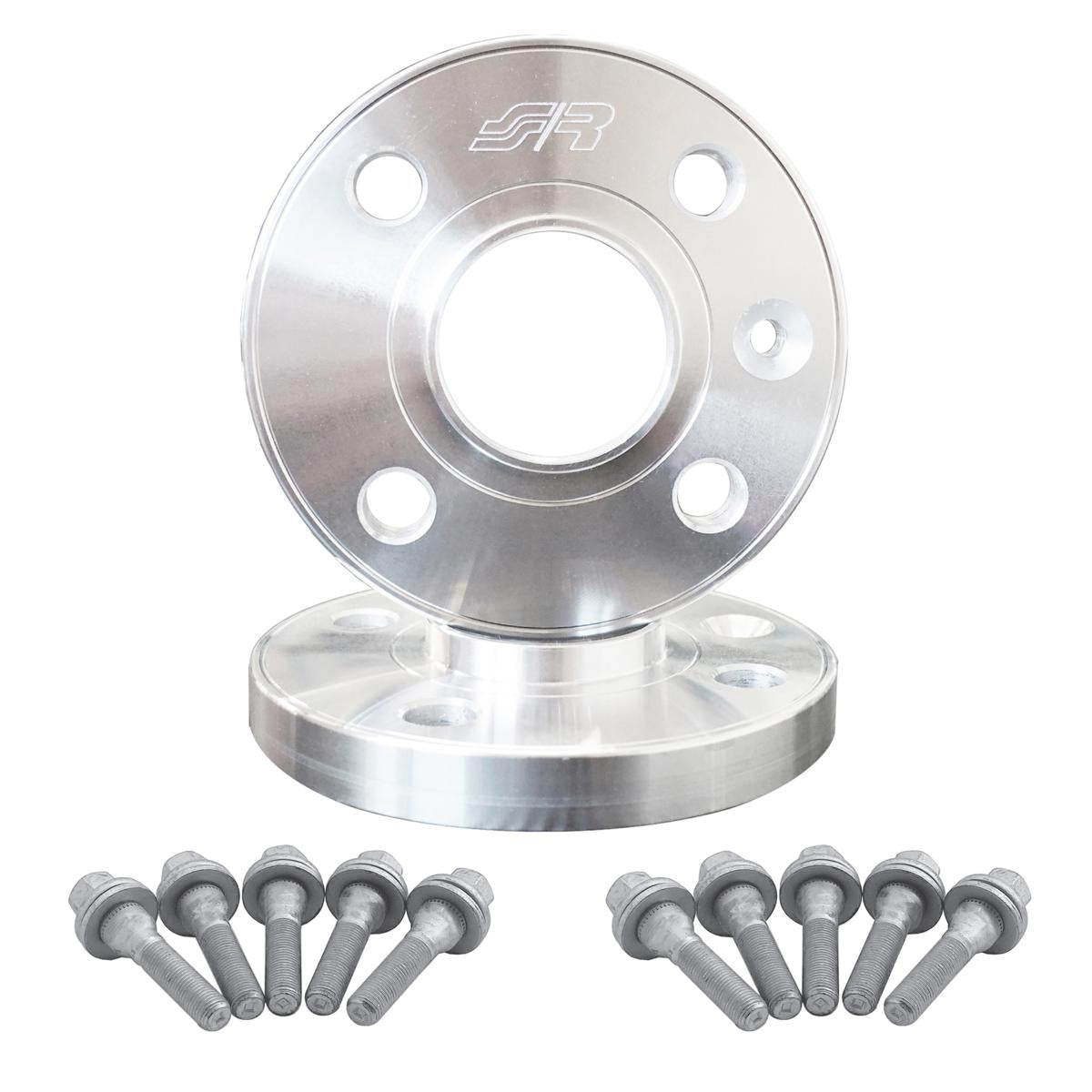 2 distanziali ruota 20mm 4x108 centraggio 65,1 con bulloneria