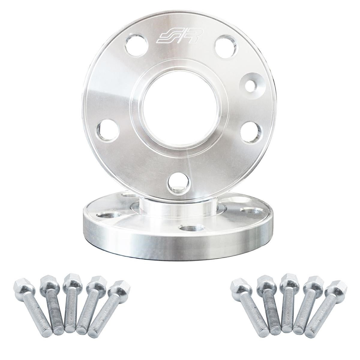 2 distanziali ruota 16mm 5x108 centraggio 60,1 con bulloneria