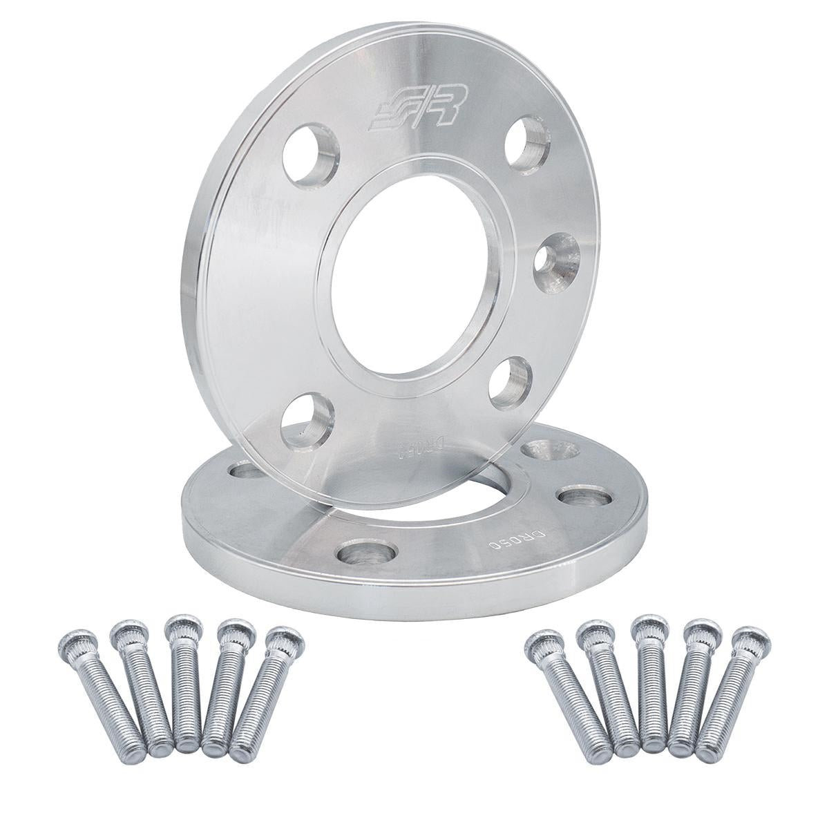 2 distanziali ruota 10mm 4x100 centraggio 56,6 con bulloneria