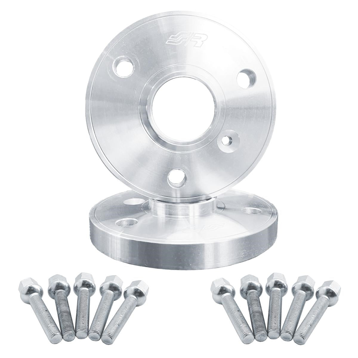 2 distanziali ruota 17mm 3x112 con bulloneria