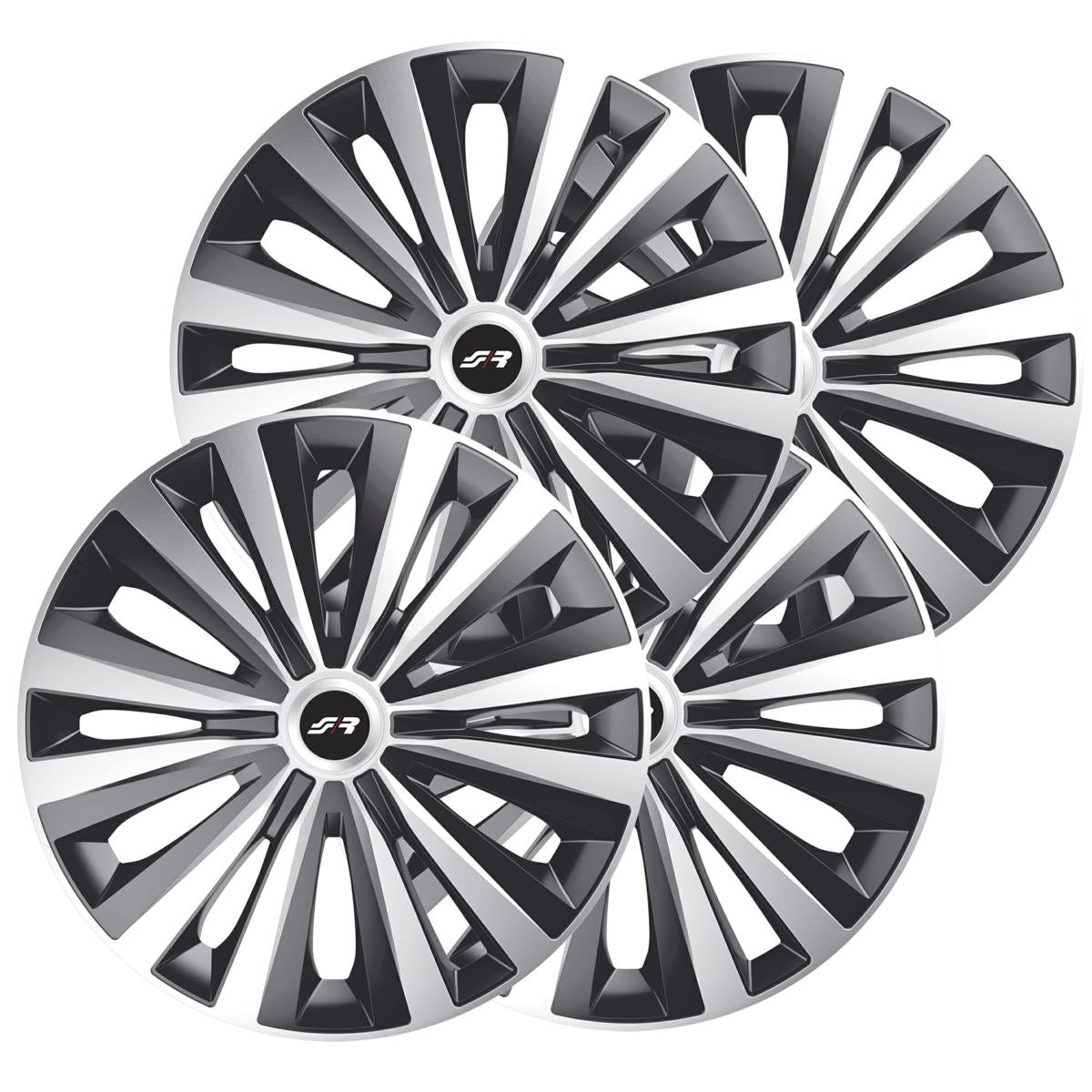 Kit copricerchi 14" Multi Silver Black