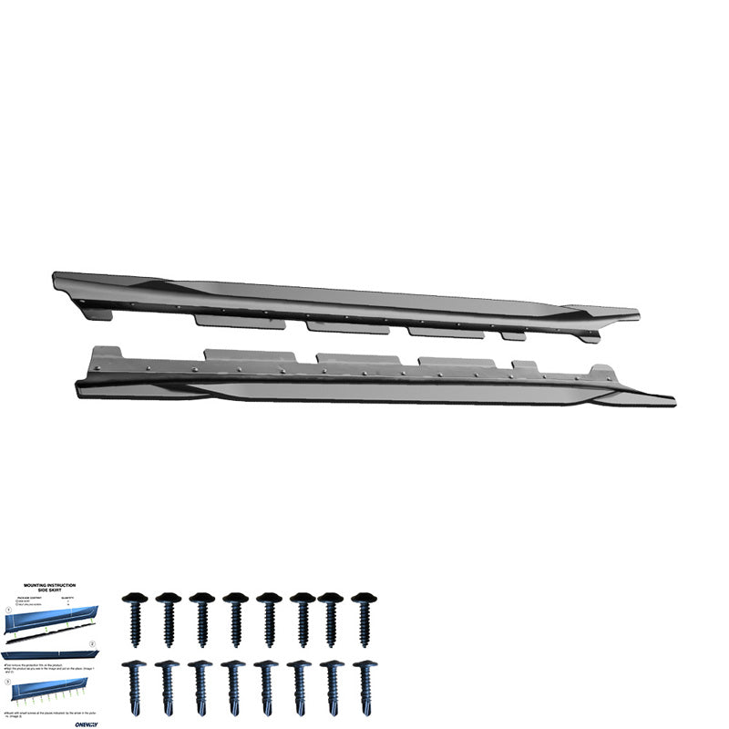 Minigonne laterali BMW X1 F48 M-Pack 2015-2019 -