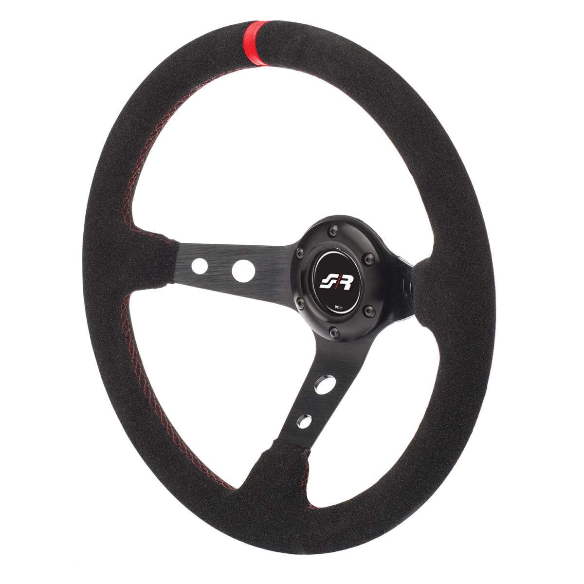 Volante sportivo Pitlane - in camoscio
