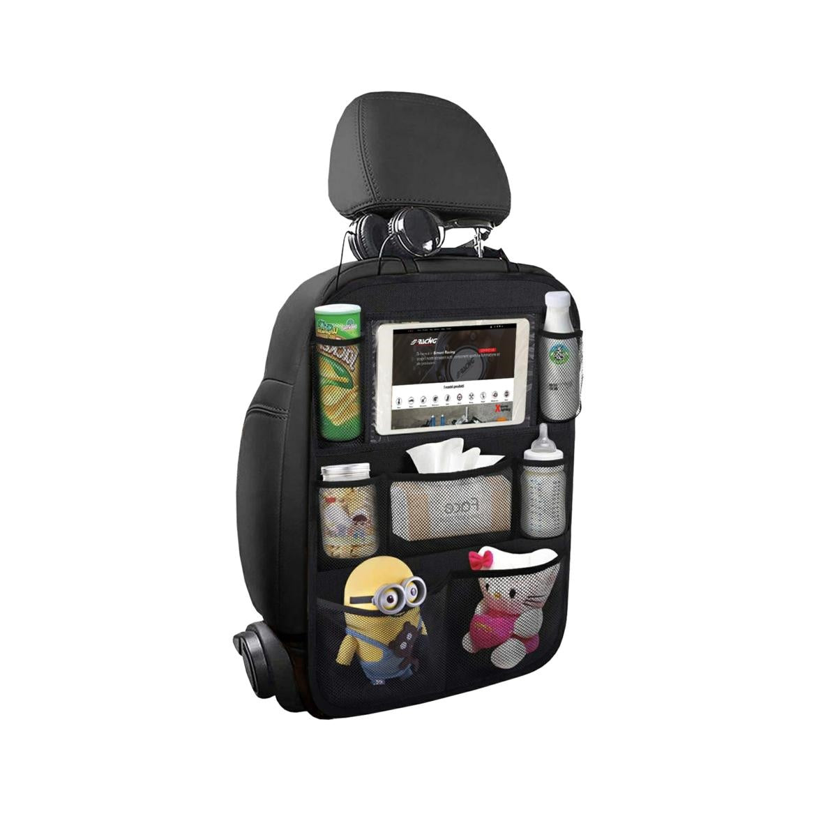 Protezione schienale porta tablet organizer