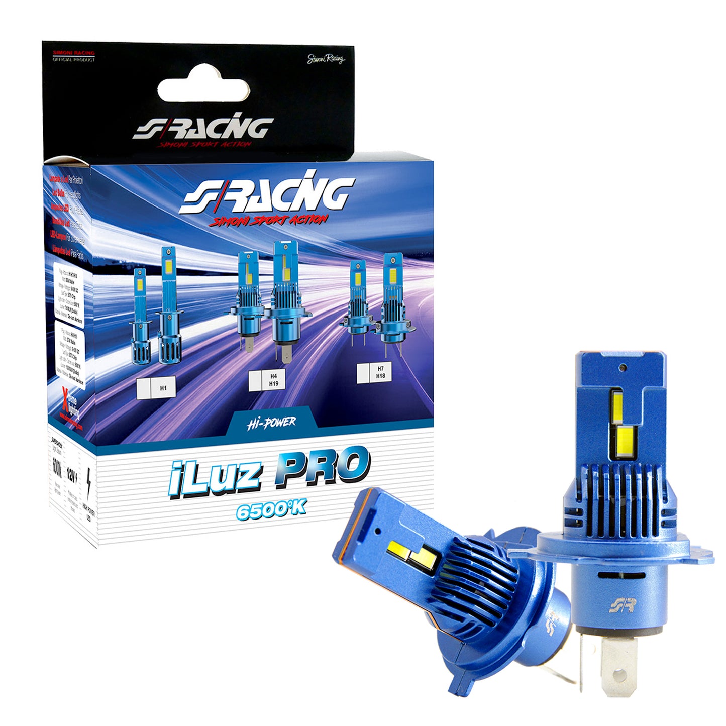 Lampadina led H4-H19 iLuz PRO
