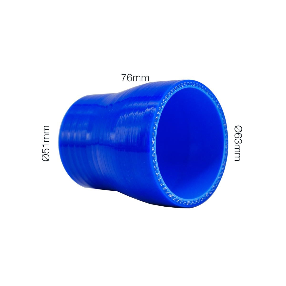 Riduttore Manitor blu dritto id.51-63mm l.76mm