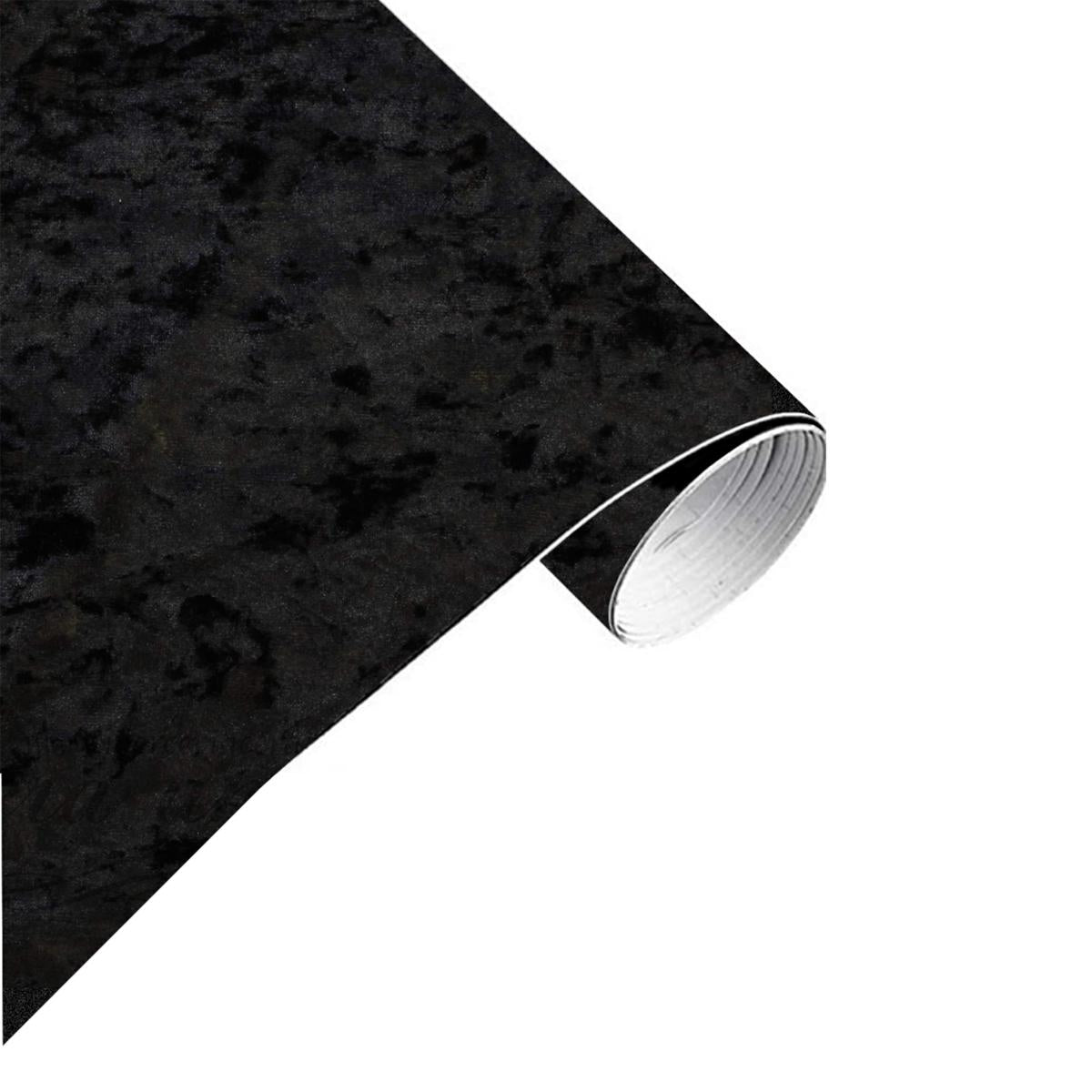 Velluto nero adesivo H 140cm