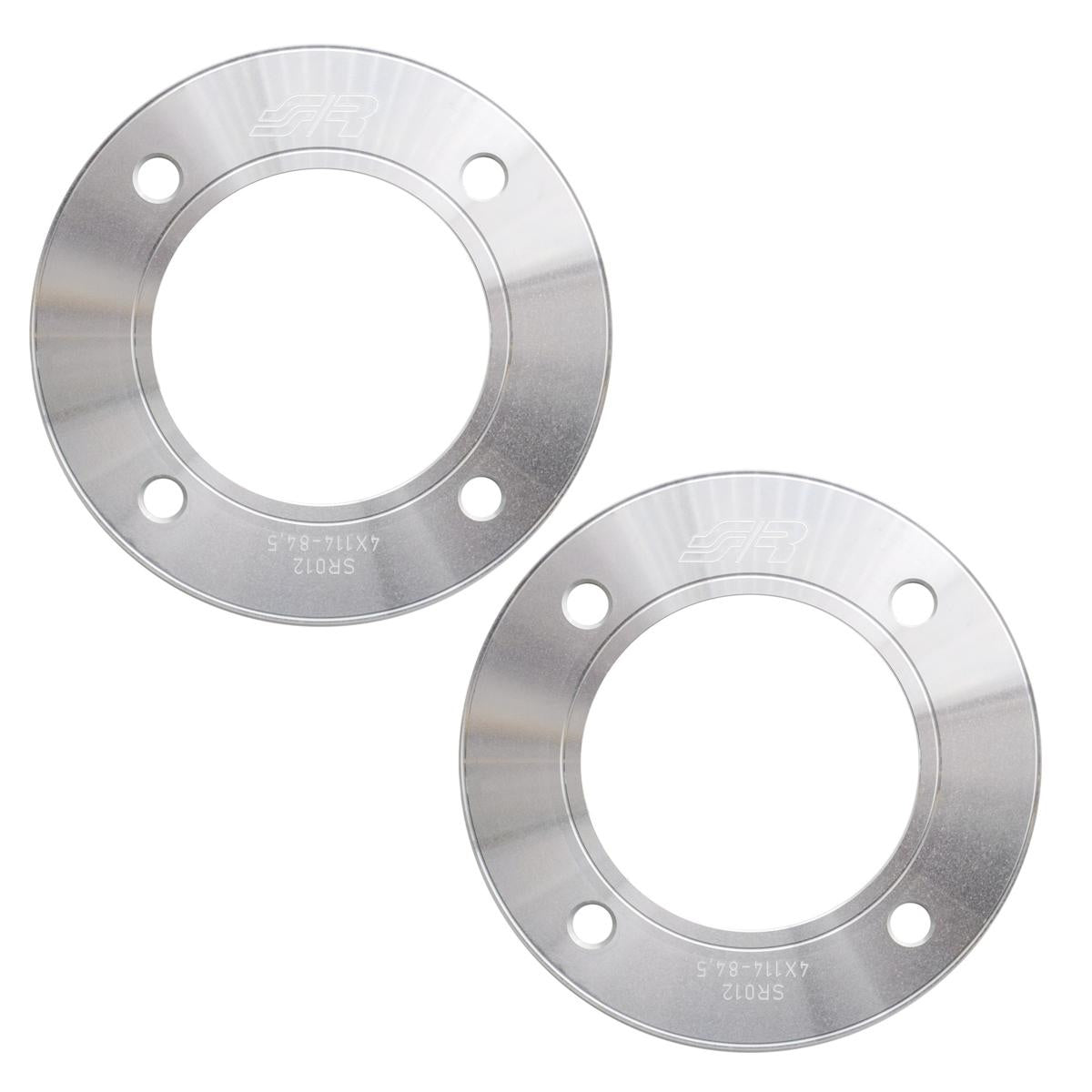 2 distanziali ruota 5mm 4x114 centraggio 84,5