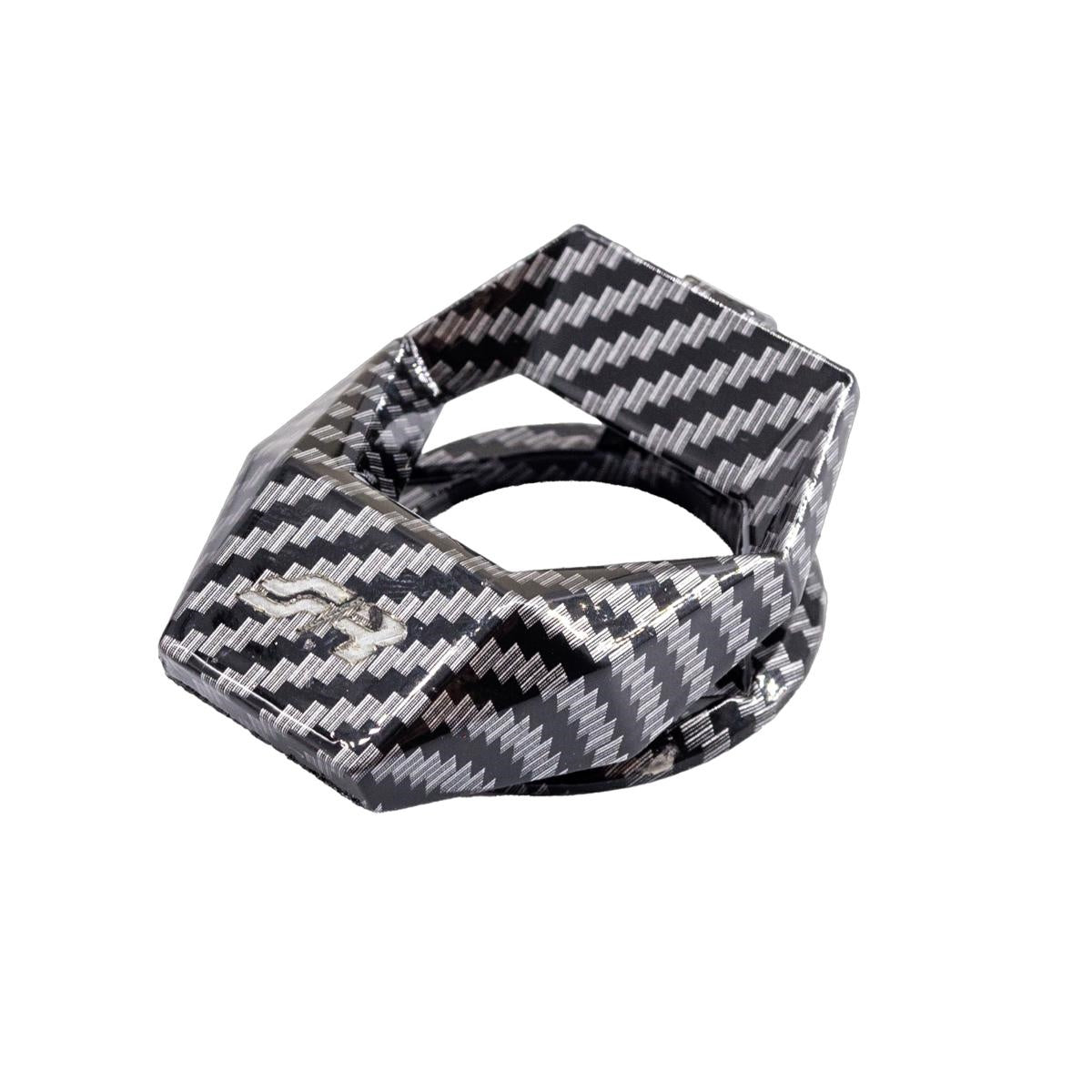 Protezione pulsante starter Carbon Look