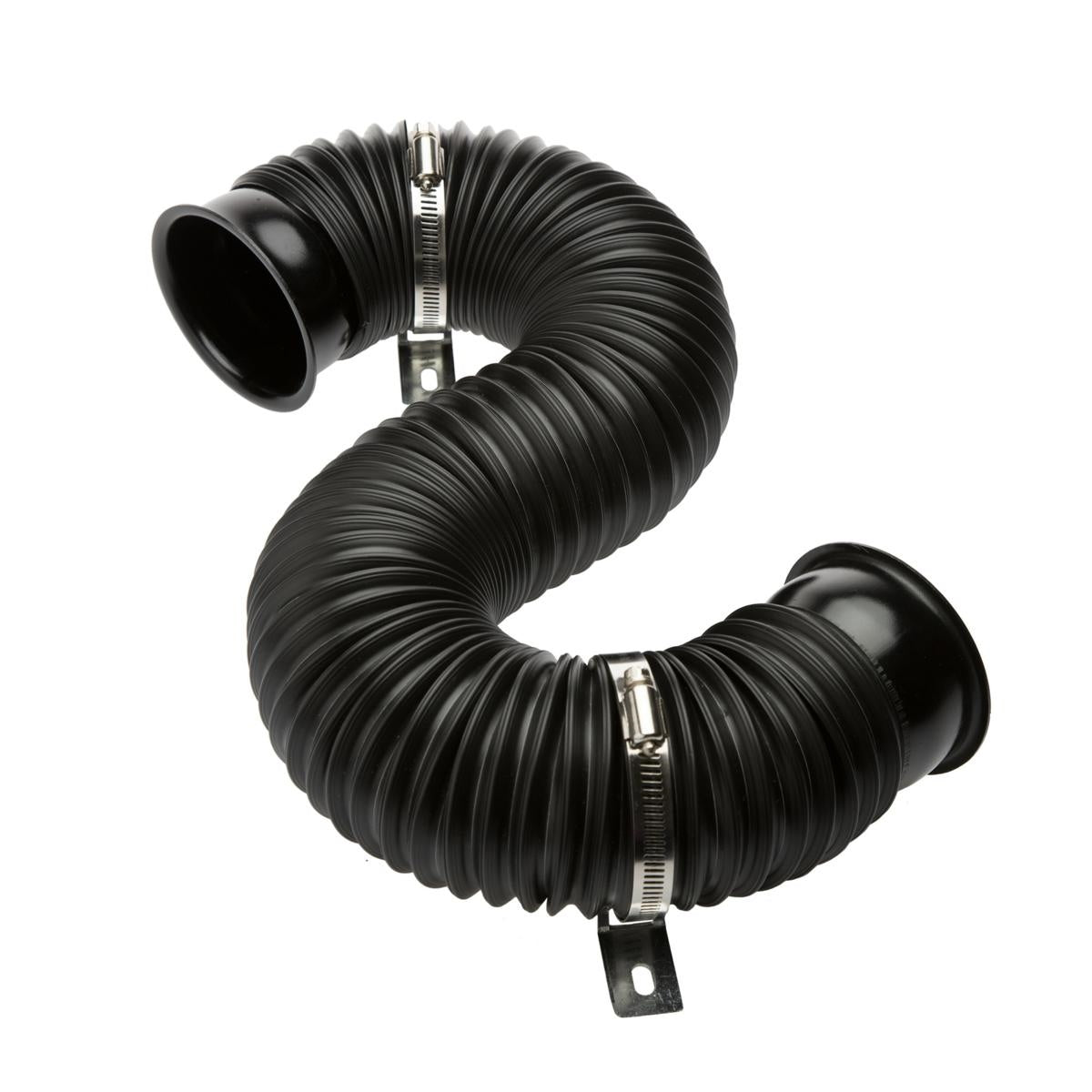 Tubo di aspirazione nero raccordi neri diam.76mm