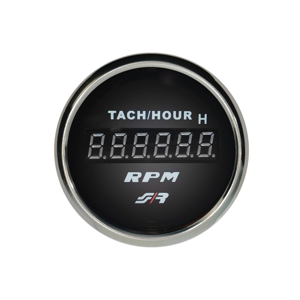 Contagiri digitale Chrome Rim line 0-9999RPM