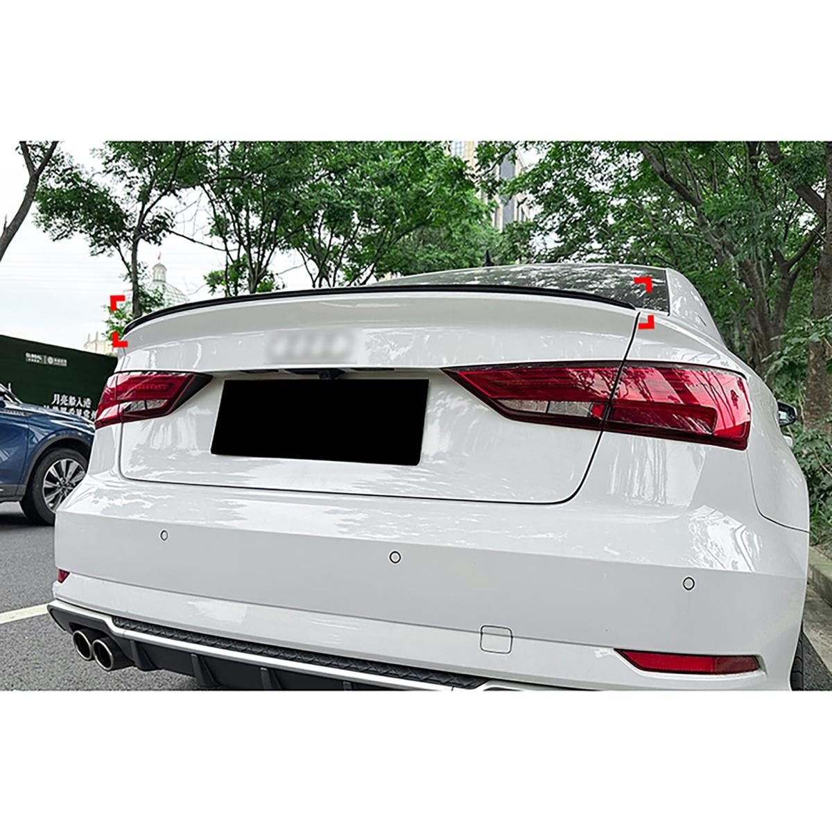 Spoiler da baule per Audi A3 S3 8V