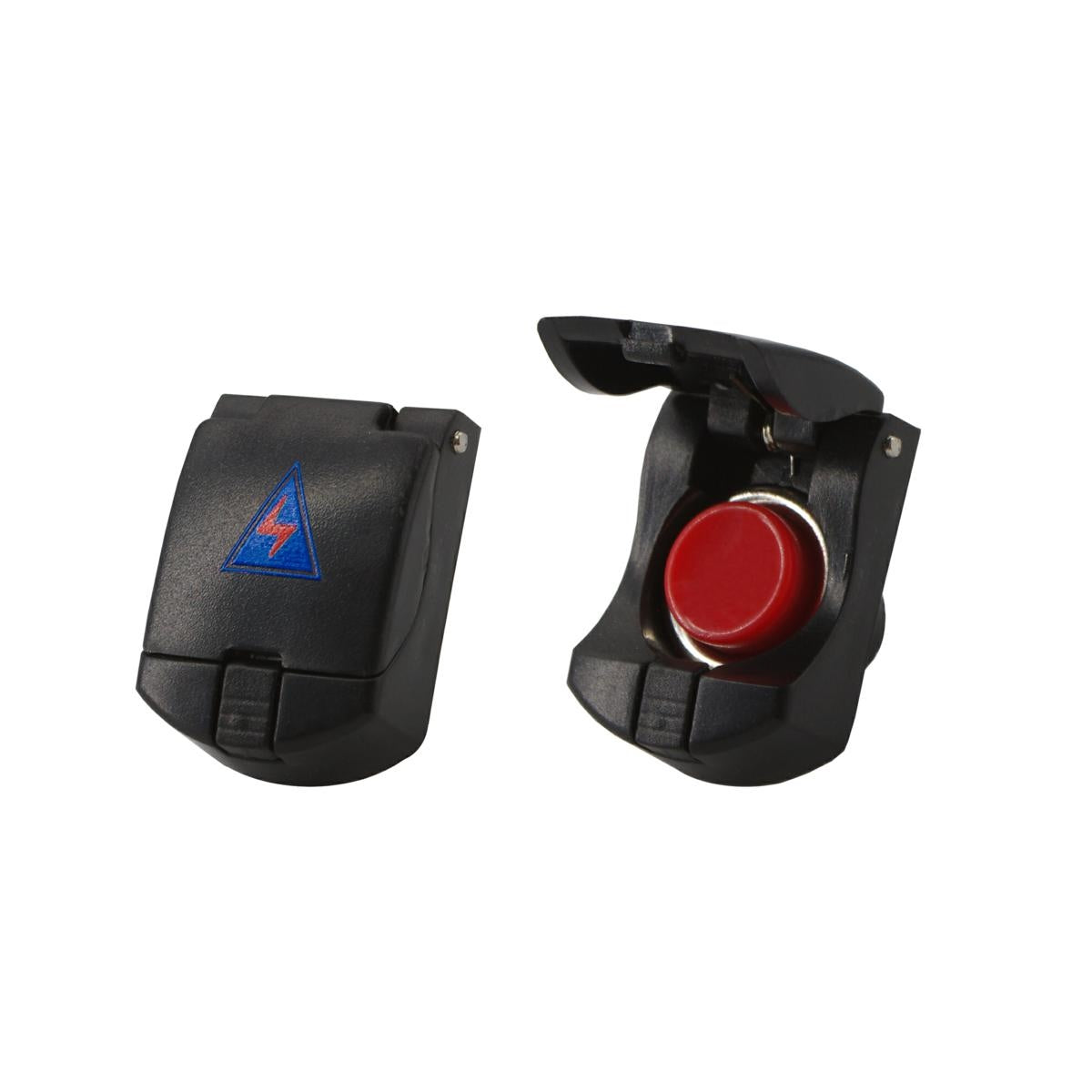 Pulsante Cover button black