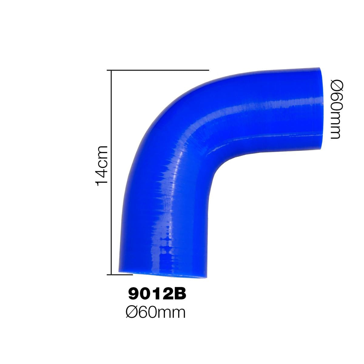Curva 90°blu Manitor id.60mm