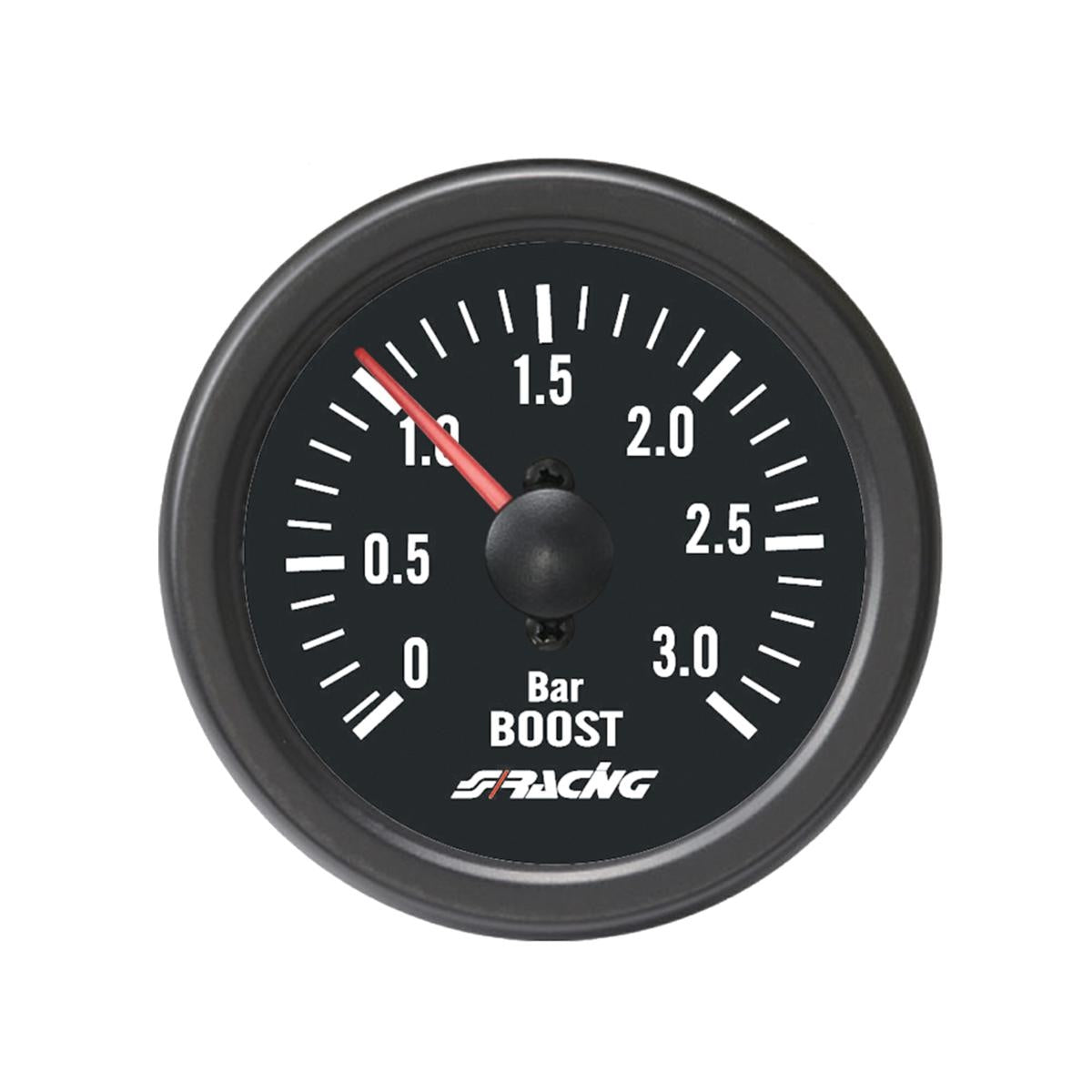 Manometro pressione turbo 3 BAR Black line