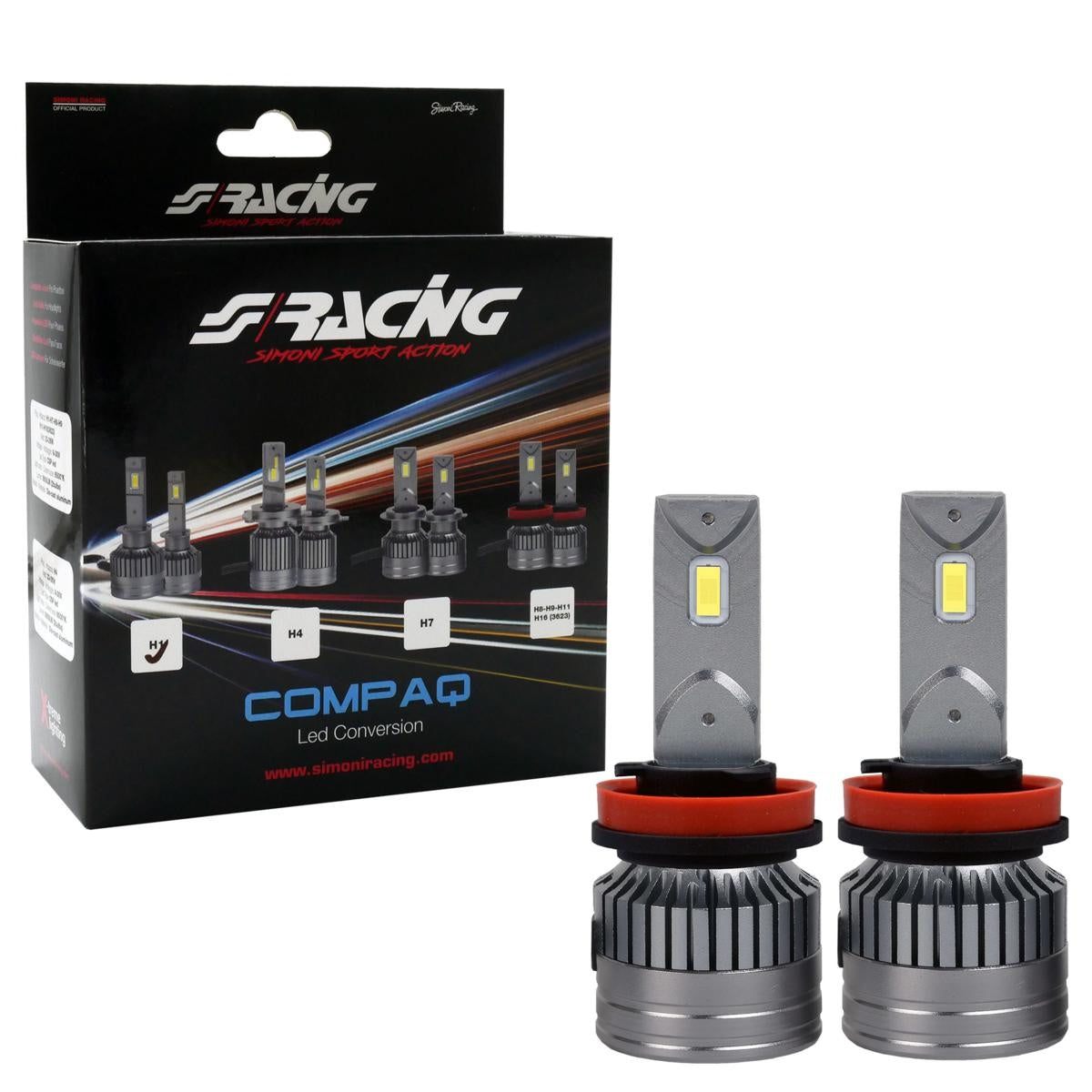 Lampadine led H11-H9-H8-H16 Compaq