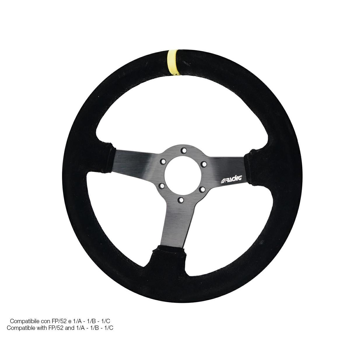 Volante sportivo a calice Carrera 32 - in camoscio