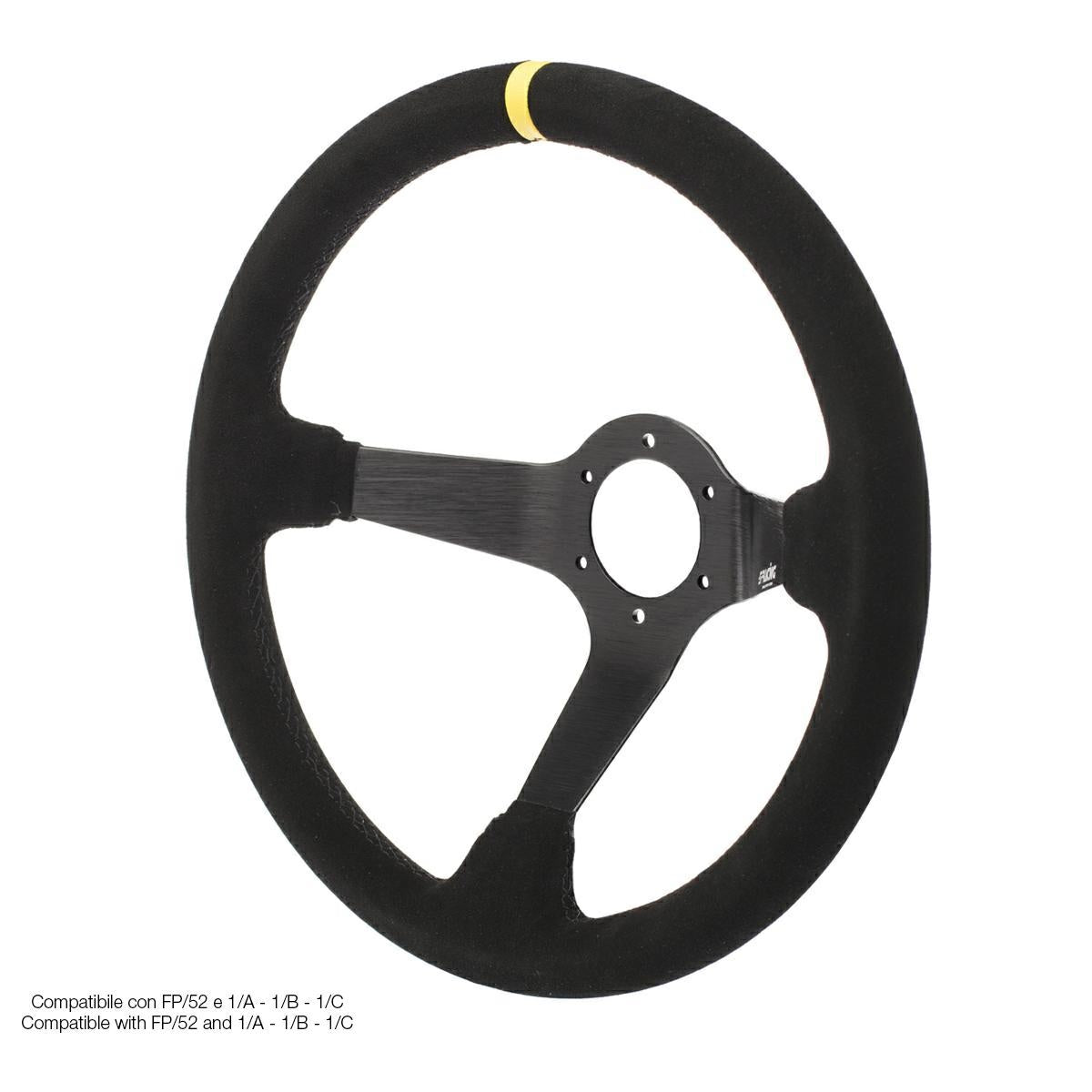 Volante sportivo a calice Carrera 35 - in camoscio