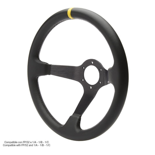 Volante sportivo a calice Carrera 35 - in pelle