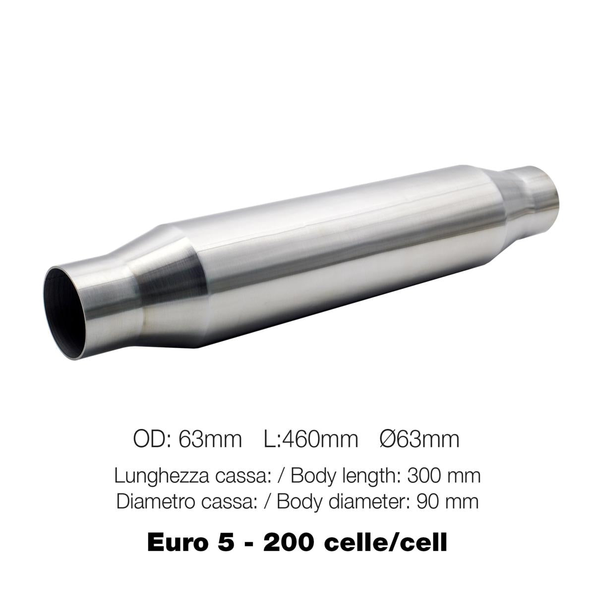 Catalizzatore metallico 200 celle Euro 5