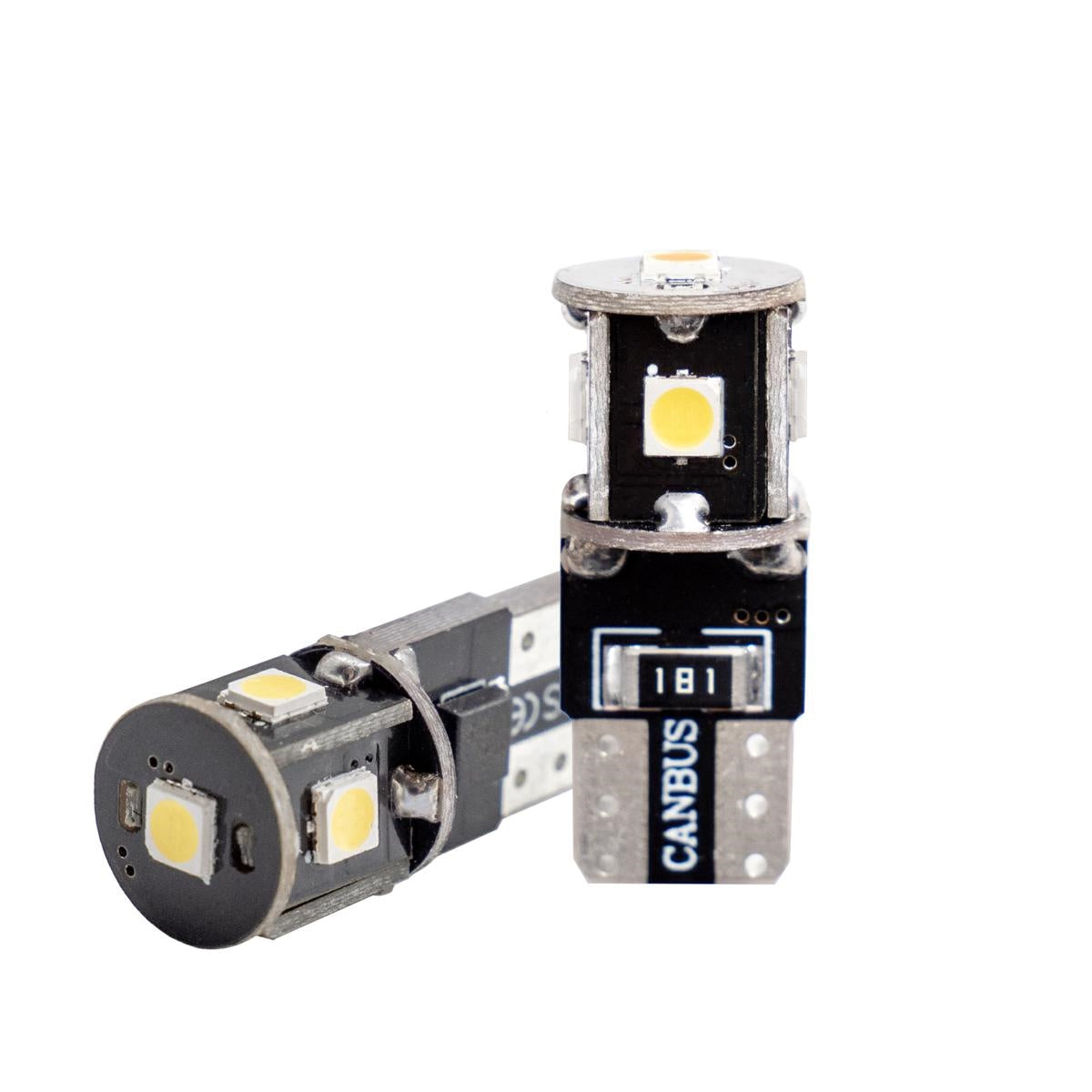 Lampadine led T10 W5W canbus 5 led