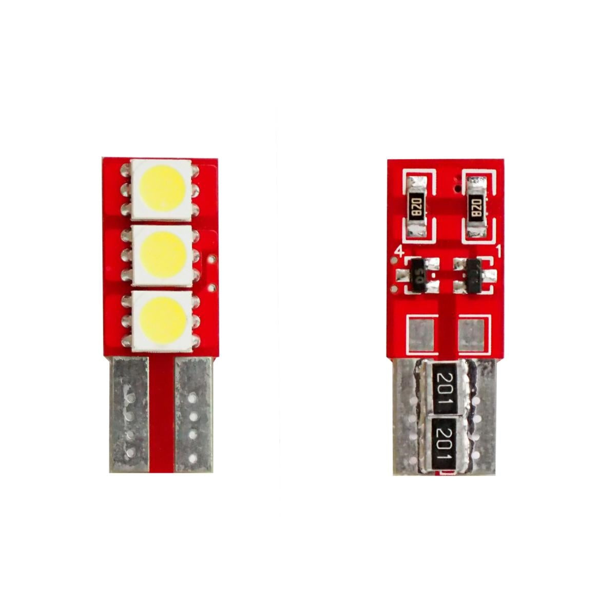 Lampadine led T10 W5W canbus slim 3 led