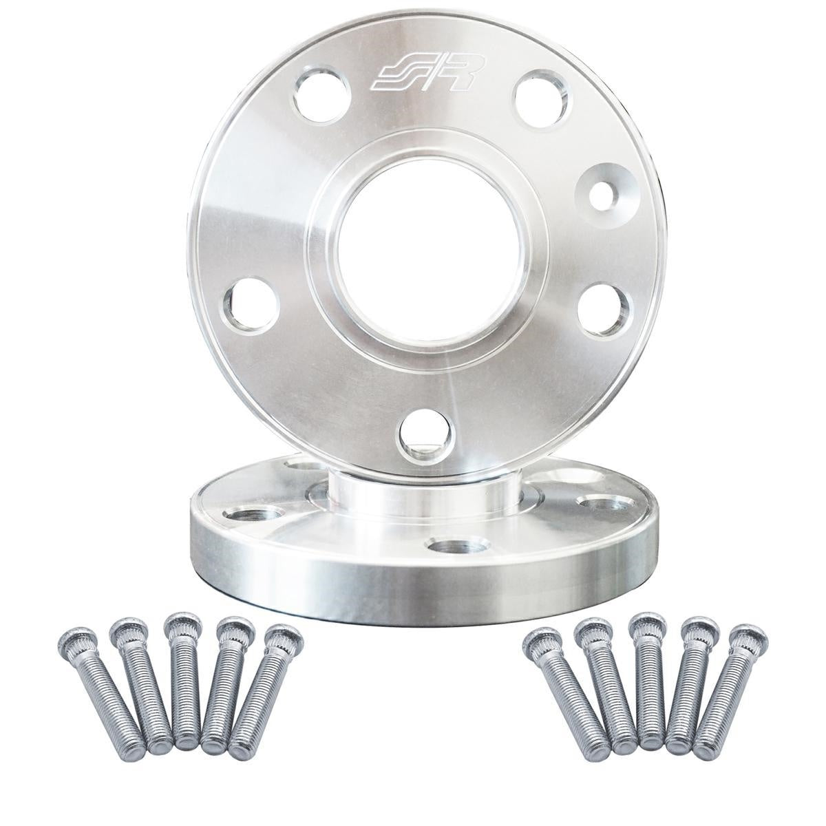 2 distanziali ruota 16mm 5x108 centraggio 60,1 con bulloneria