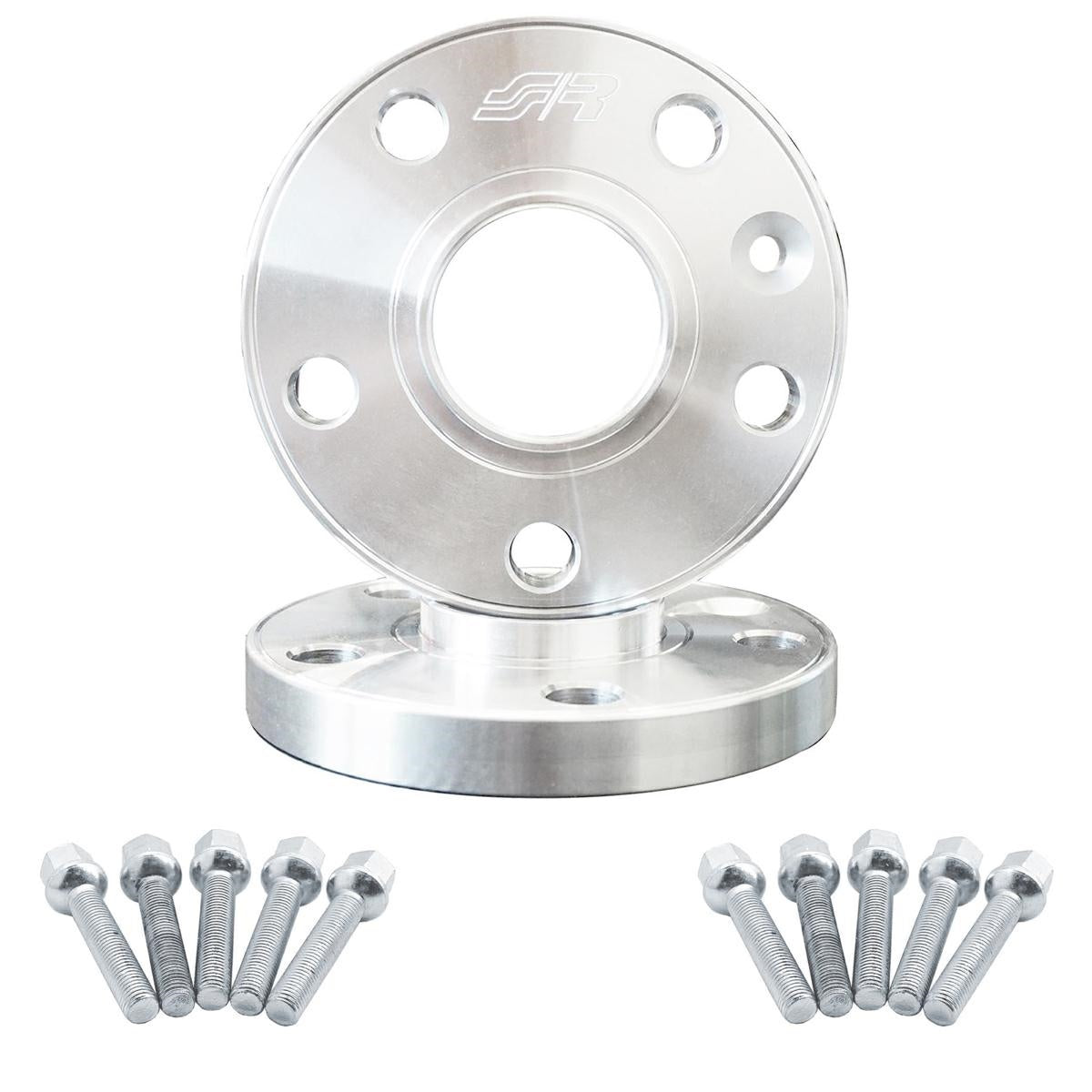 2 distanziali ruota 16mm 5x108 centraggio 65,1 con bulloneria