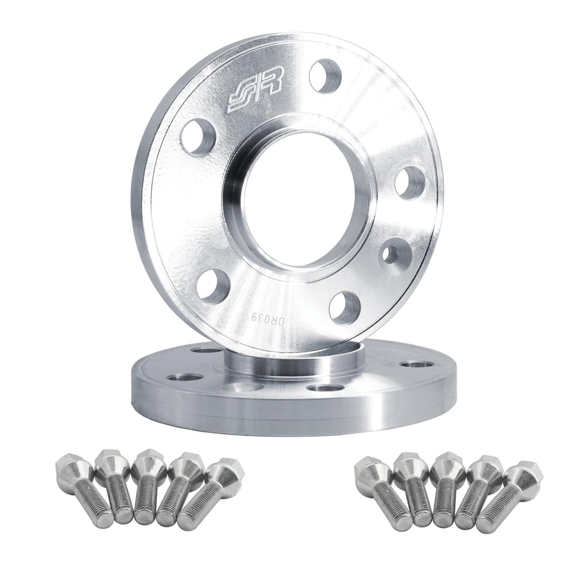 2 distanziali ruota 16mm 5x114,3 con bulloneria