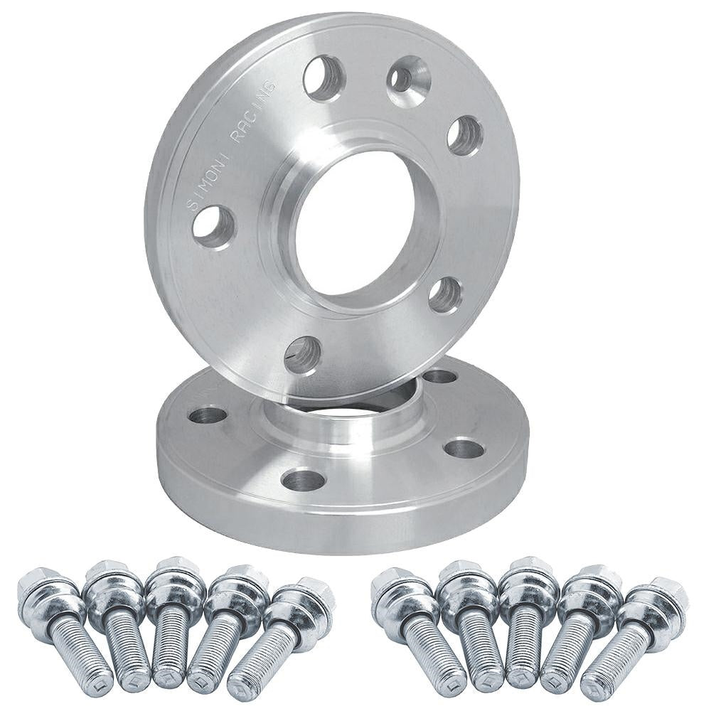 2 distanziali ruota 12mm 5x112 centraggio 66,6 con bulloneria