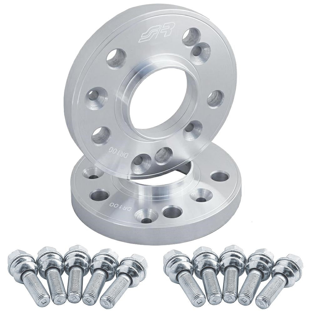 2 distanziali ruota 18mm 5x112 centraggio 66,6 con bulloneria