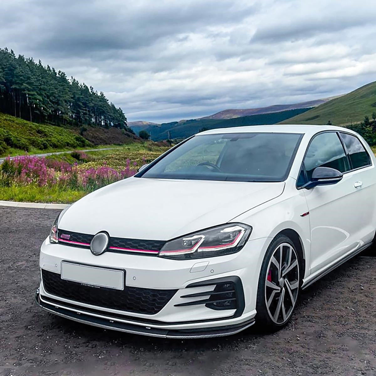 Lip splitter per VW Golf VII.5 GTD Rline