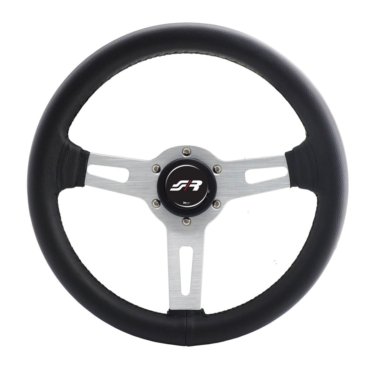 Volante classico Epoca - in pelle con cuciture nere