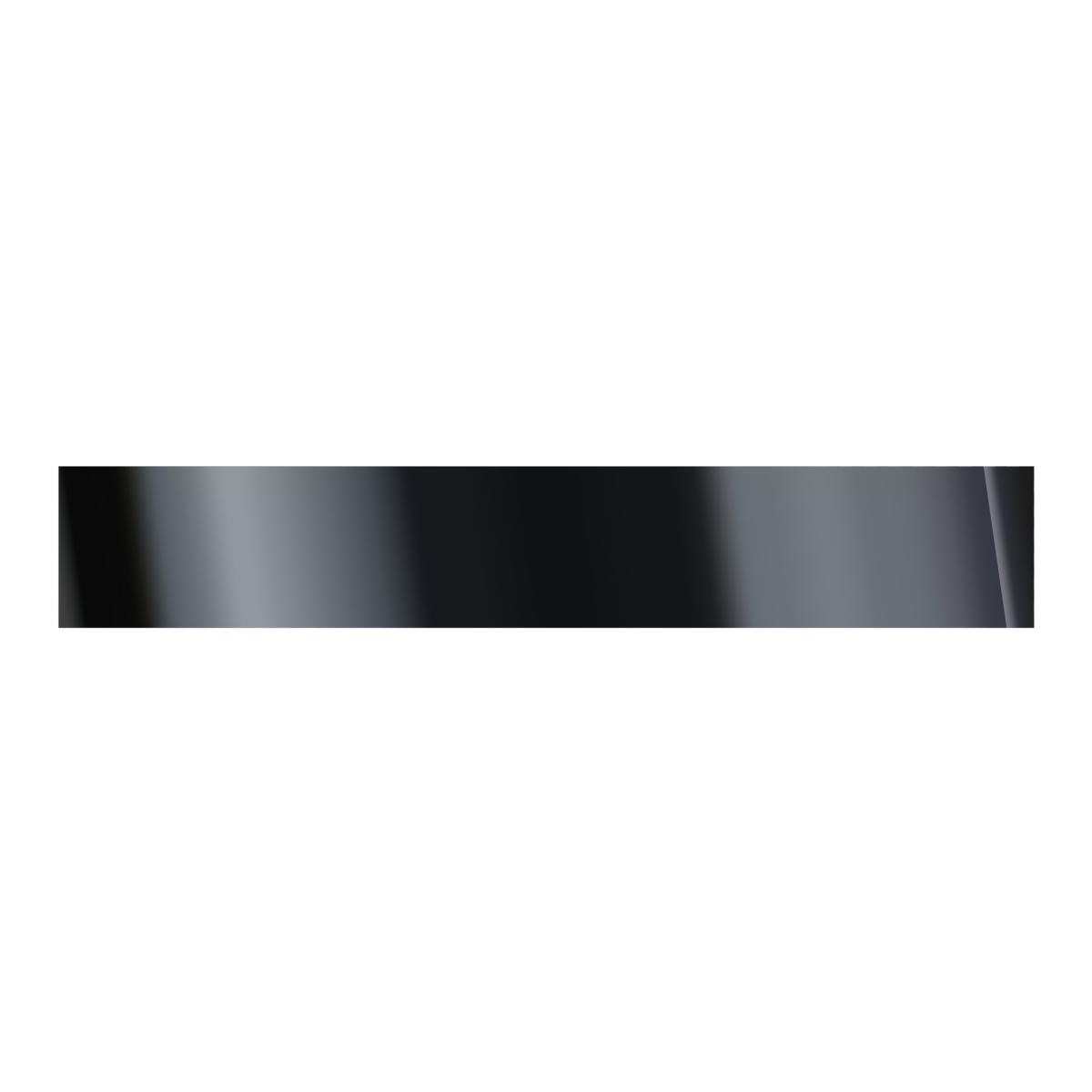 Fascia parasole nera 150X24 cm