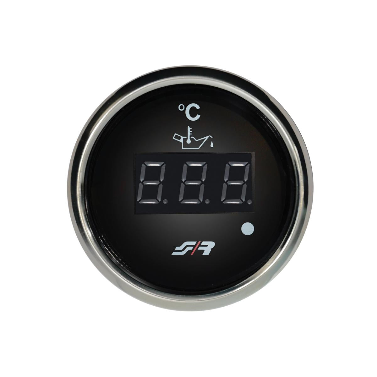 Termometro temperatura olio digitale Chrome rim line