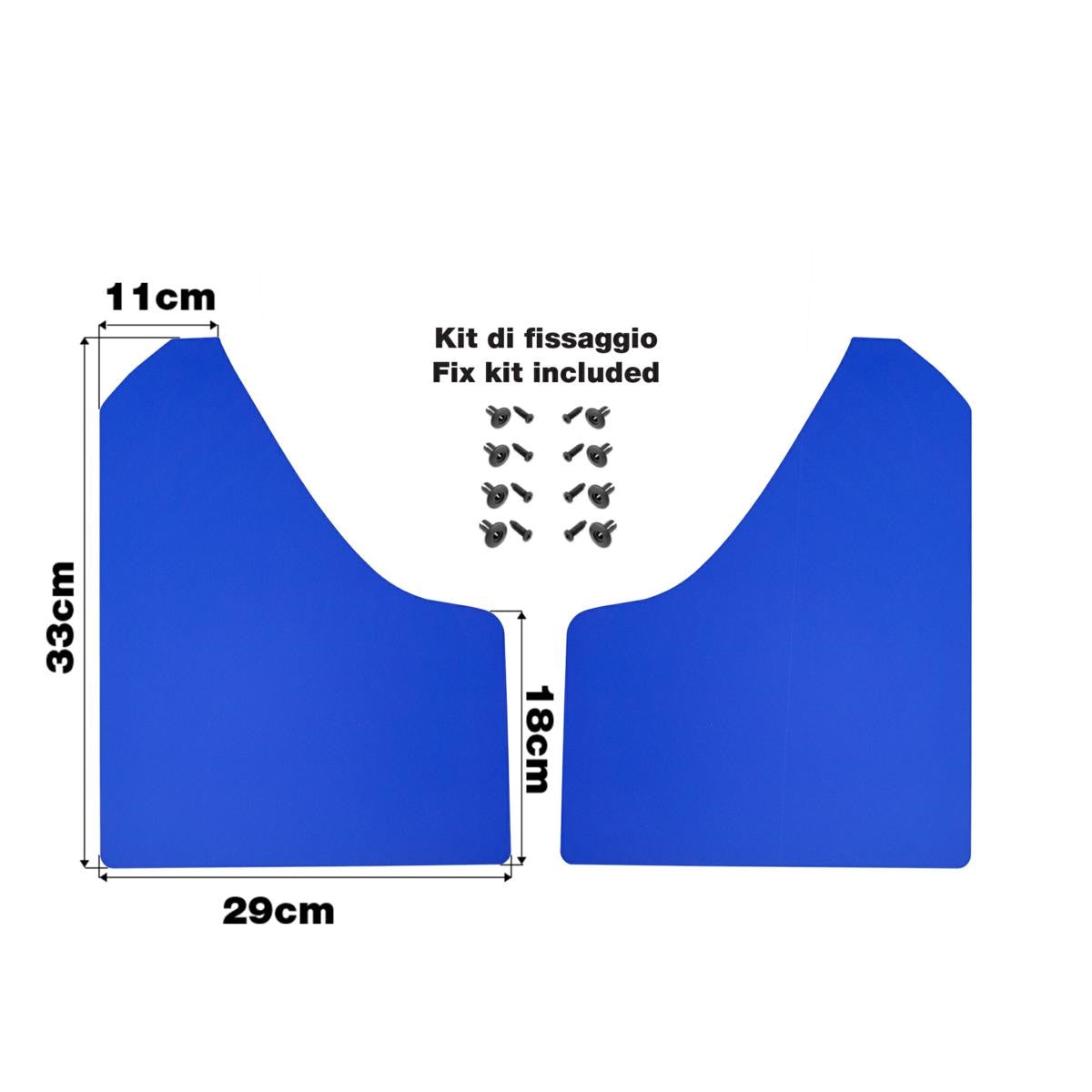 Paraspruzzi blu