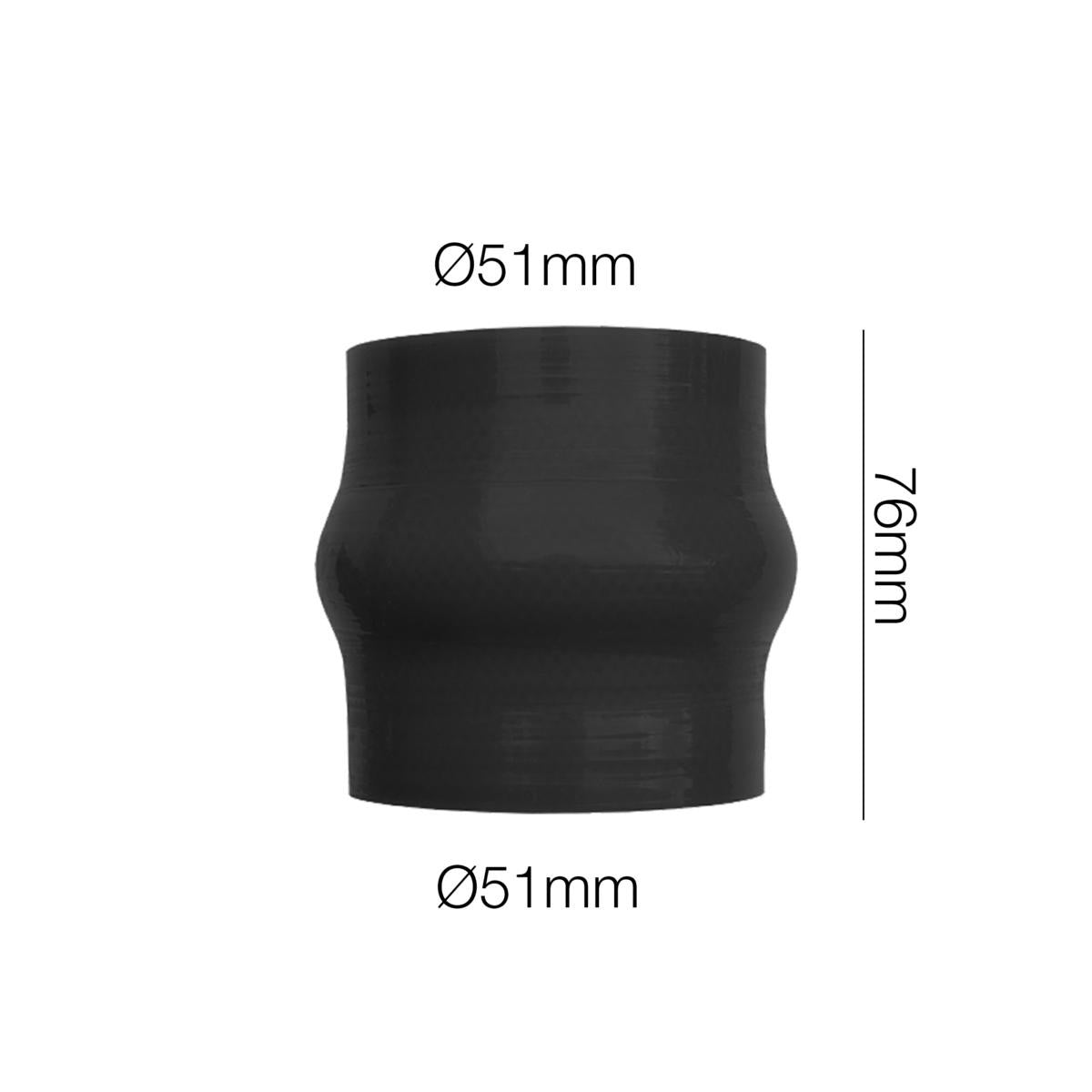 Manicotto Manitor soffietto l.76mm id.51mm