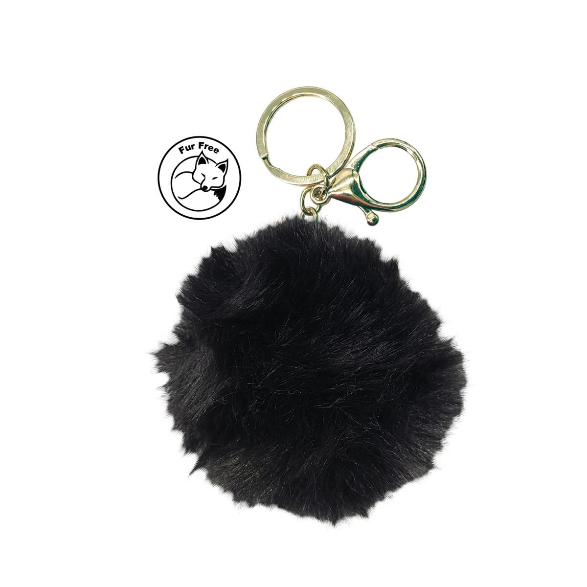 Portachiavi Fluffy nero
