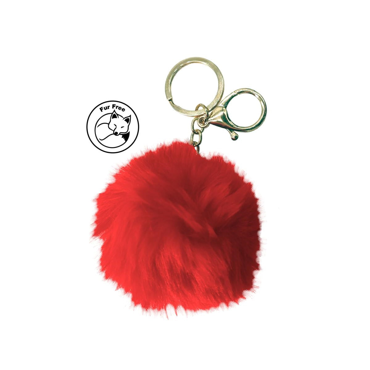 Portachiavi Fluffy rosso