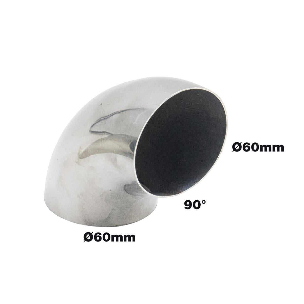 Tubo 90° id 60mm